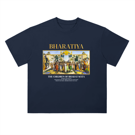 [Bharatiya] Heavyweight Tee - Navy