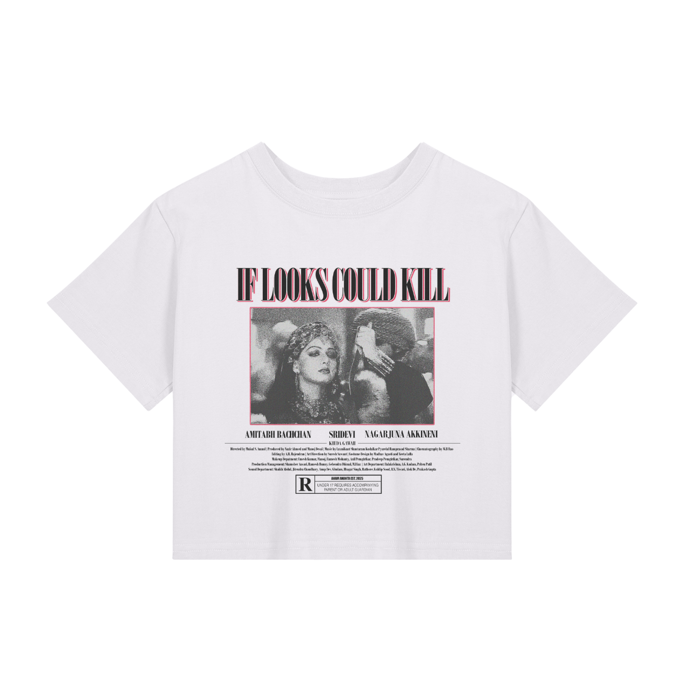 [If Looks Could Kill] Crop Top - White
