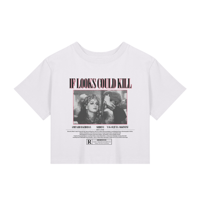 [If Looks Could Kill] Crop Top - White