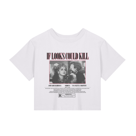 [If Looks Could Kill] Crop Top - White