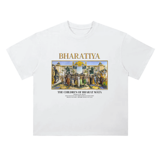 [Bharatiya] Heavyweight Tee - White