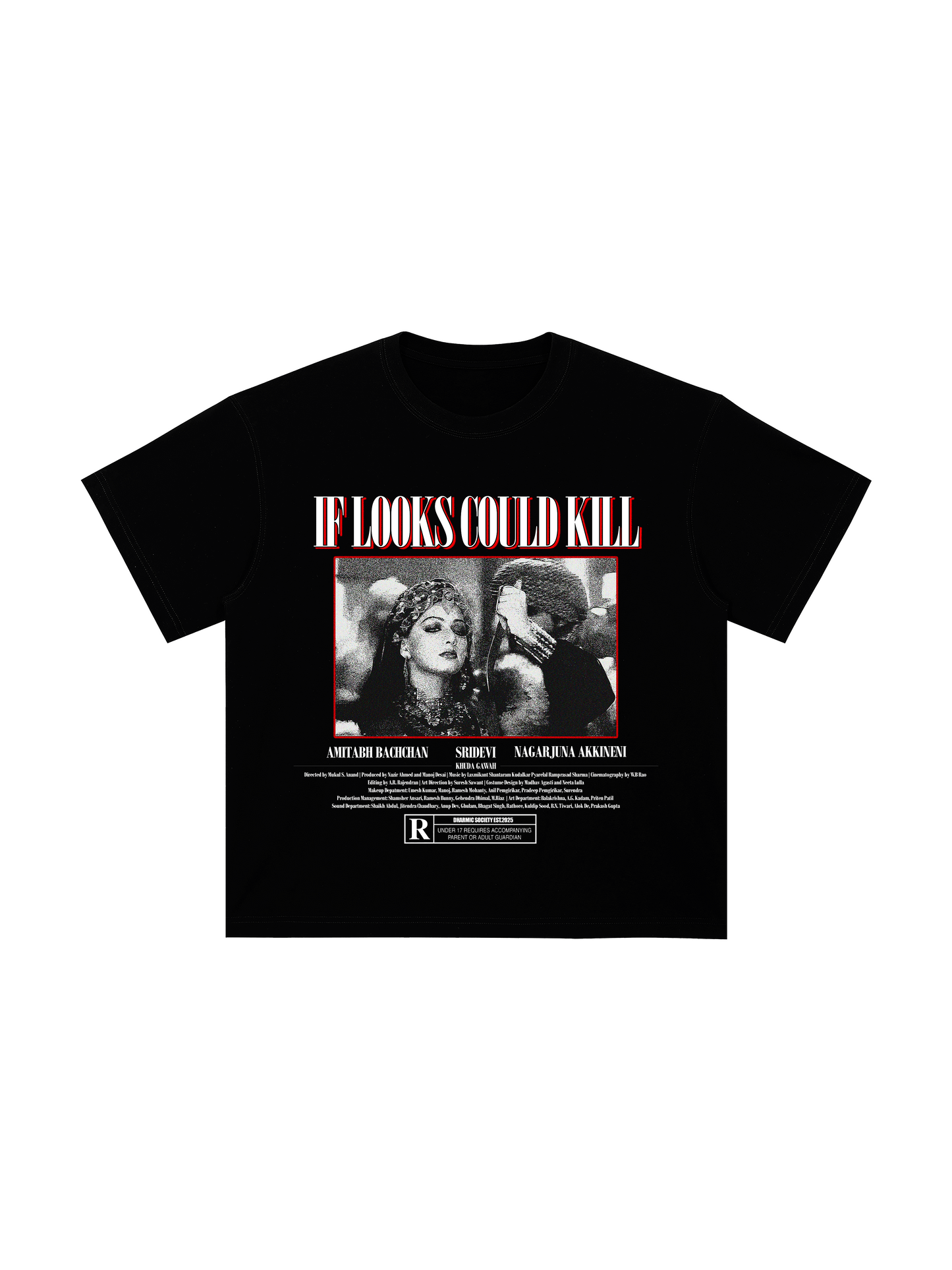 [If Looks Could Kill] Heavyweight Tee - Black
