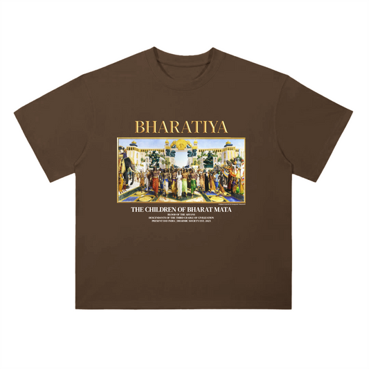 [Bharatiya] Heavyweight Tee - Coffee