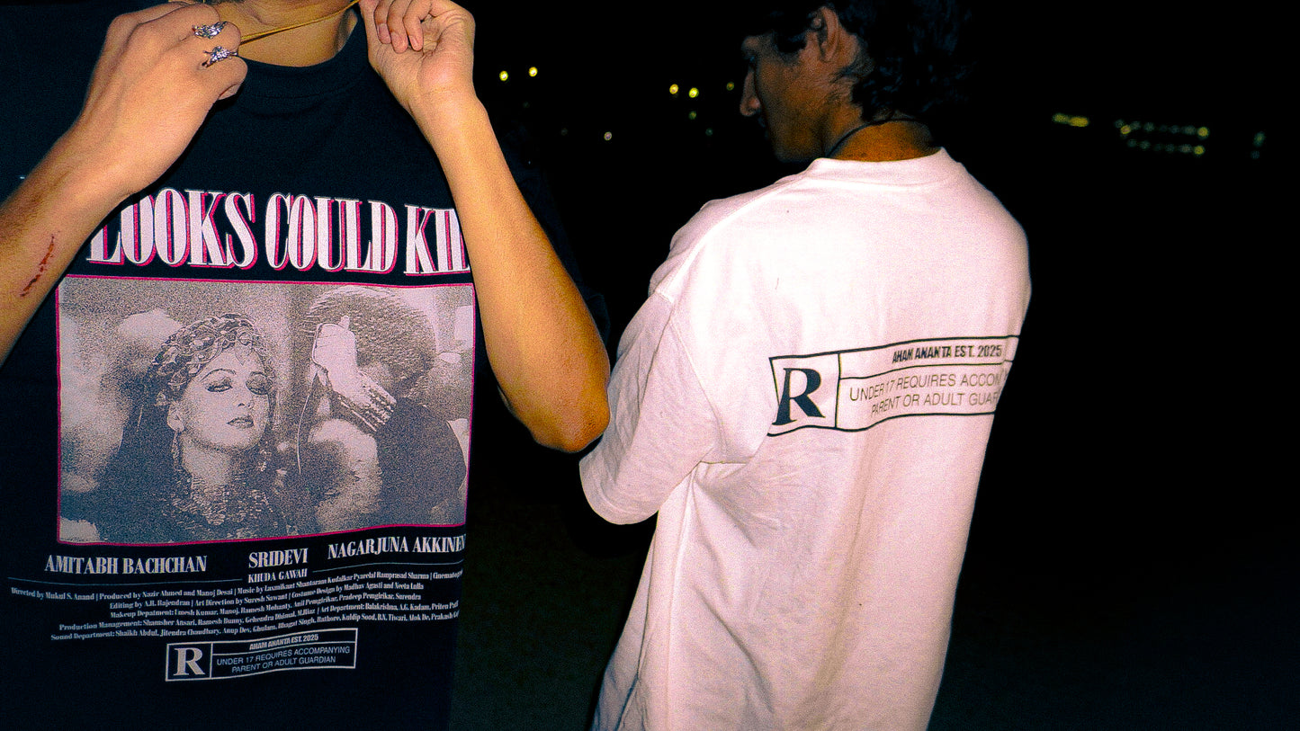 [If Looks Could Kill] Heavyweight Tee - White