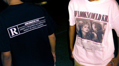 [If Looks Could Kill] Heavyweight Tee - White