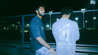 [Dharmic Society] Long Sleeve - Washed Black