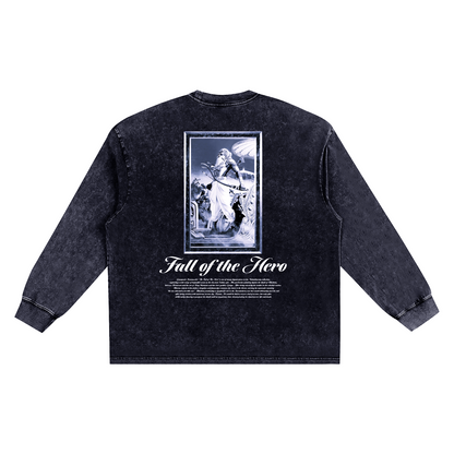 [Dharmic Society] Long Sleeve - Washed Black