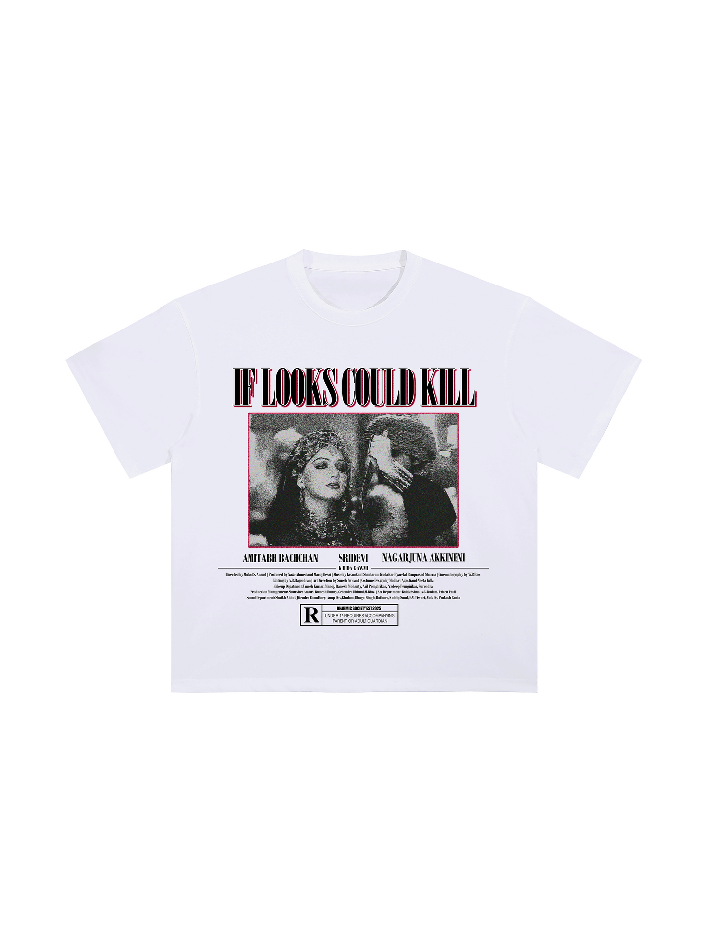 [If Looks Could Kill] Heavyweight Tee - White