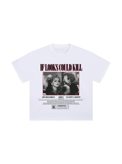 [If Looks Could Kill] Heavyweight Tee - White