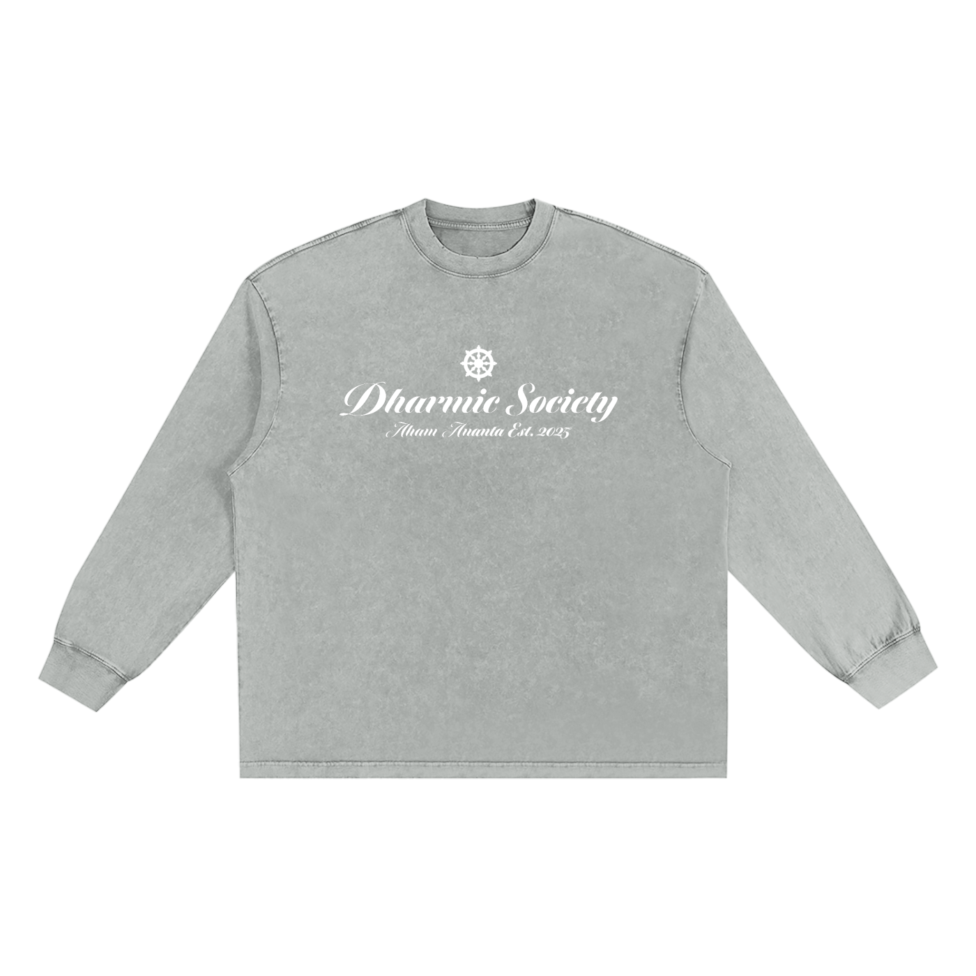 [Fall of the Hero] Long Sleeve Shirt - Washed Grey