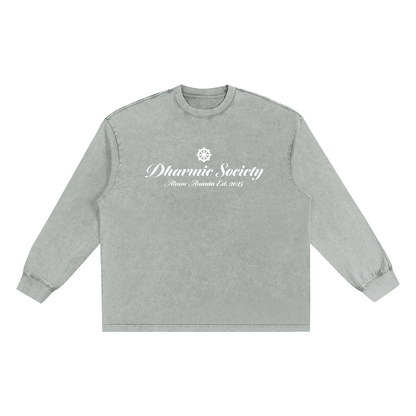 [Fall of the Hero] Long Sleeve Shirt - Washed Grey